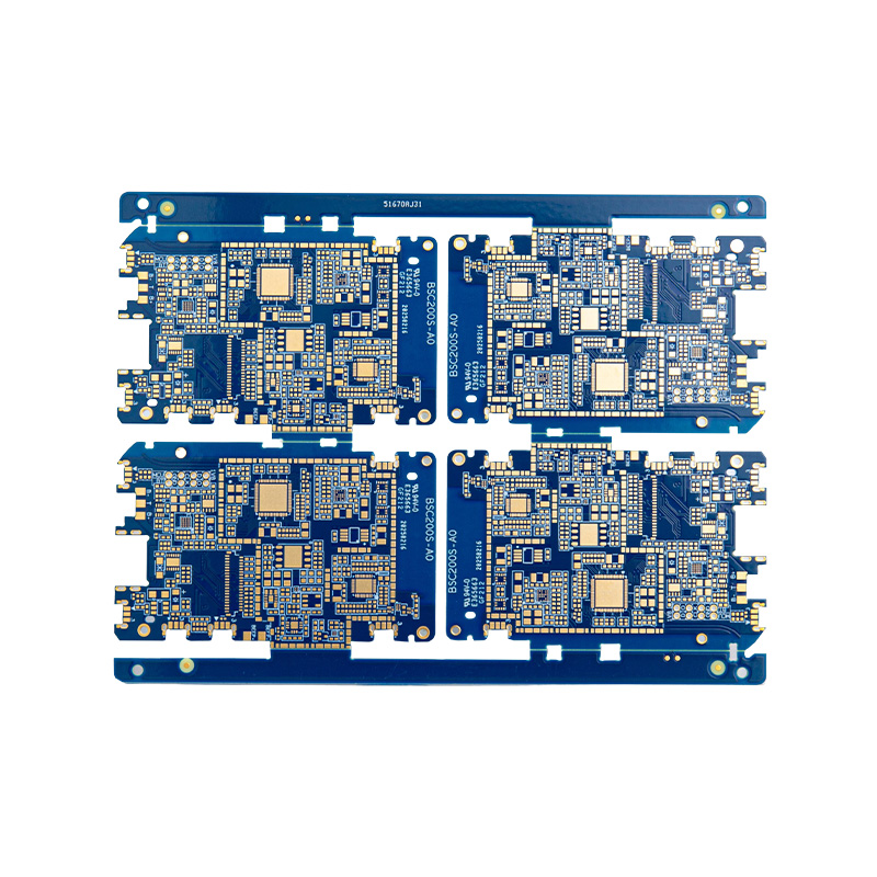 Obojstranné pokovovanie modrým zlatom PCB